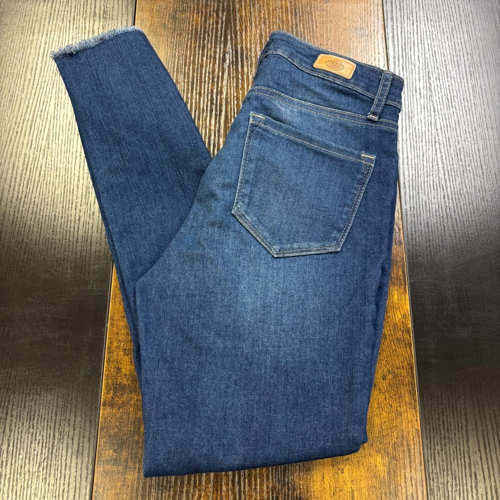 Sofia Jeans by Sofia Vergara Womens Sofia Skinny Ankle Raw Hem Jeans Blue Size 2